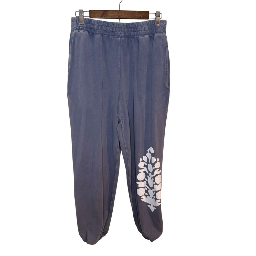 Free People Movement Hot Shot Logo Crossover 2-Piece Set Blue Indigo Size Large - Picture 7 of 11